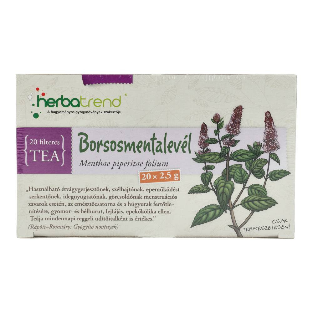 Čaj z Peprmintového Listu Herbatrend s 20 Filtrovými Sáčky