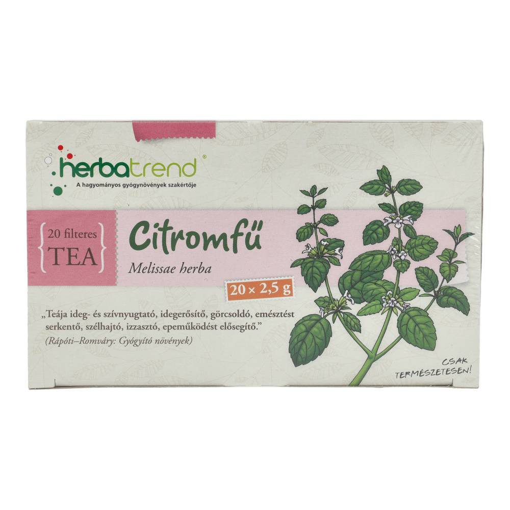 Ceai de Mentă cu Lămâie Herbatrend 20 filtre