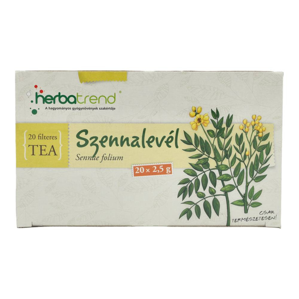 Ceai de frunze de senna Herbatrend, 20 filtre