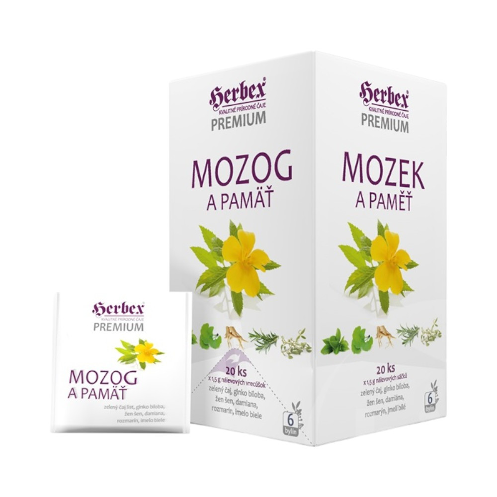Herbex ész és emlékezet tea 20x1,5g 30 g