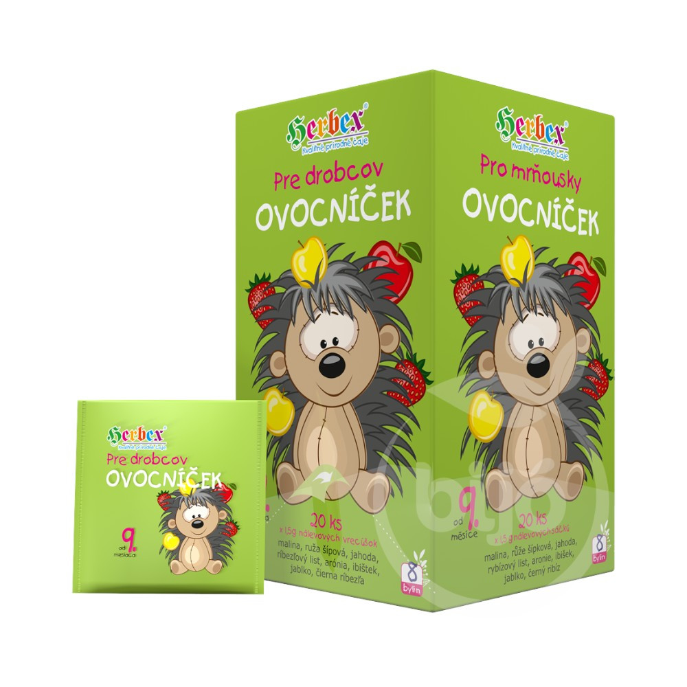 Herbex gyümölcstea 9 hónapos kortól 20x1,5g 30 g