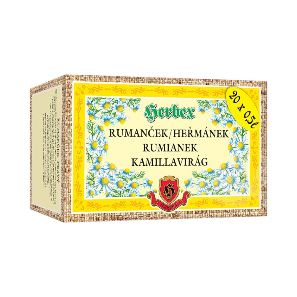 Herbex chamomile flower tea 20x2,5g 50 g