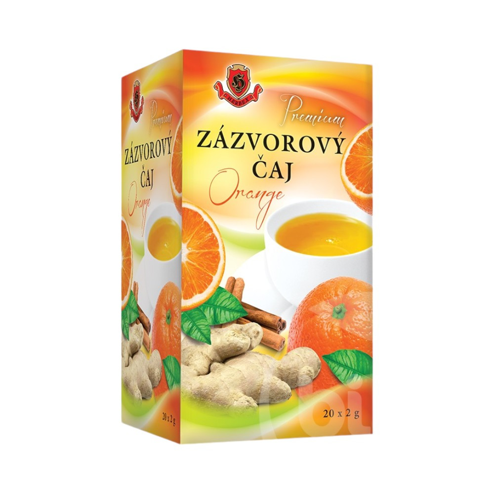 Herbex premium herbata imbirowa z pomarańczą 20x2g 40 g