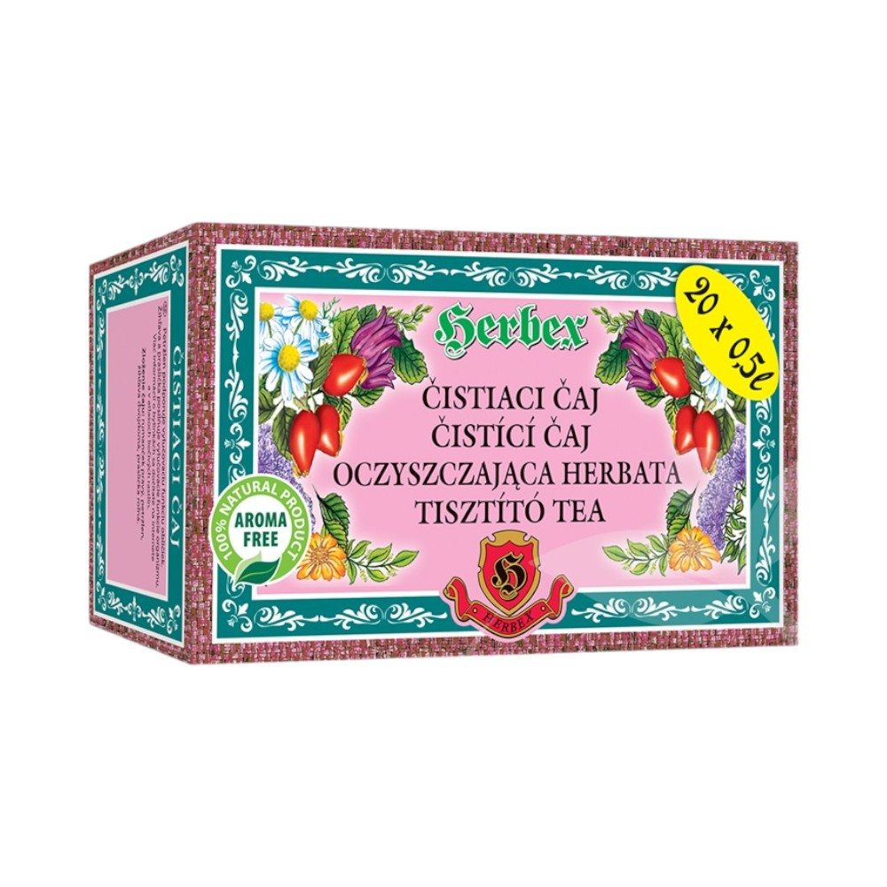 Herbex čisticí čaj 20x3g 60g