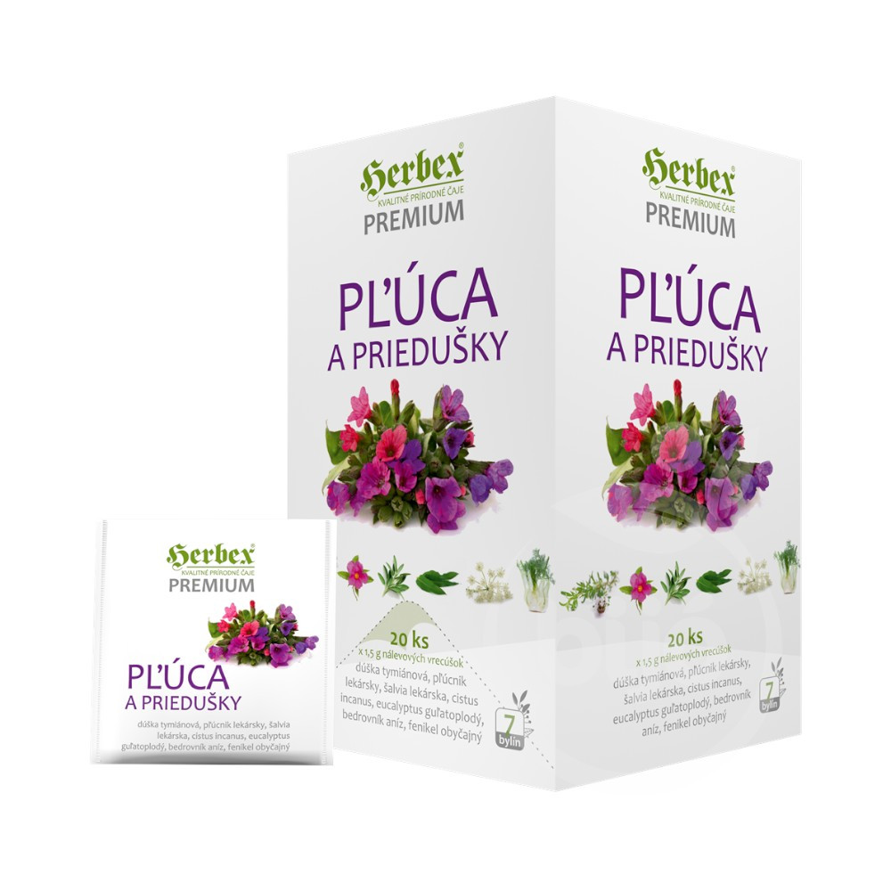 Herbex tüdő és légutak tea 20x1,5g 30 g