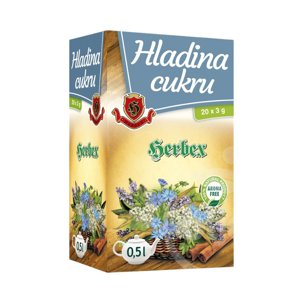 Herbex vércukor szint tea 20x3g 60 g
