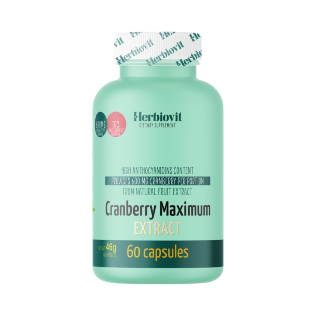 Kapsuly s maximálnym extraktom brusnice Herbiovit 60 ks