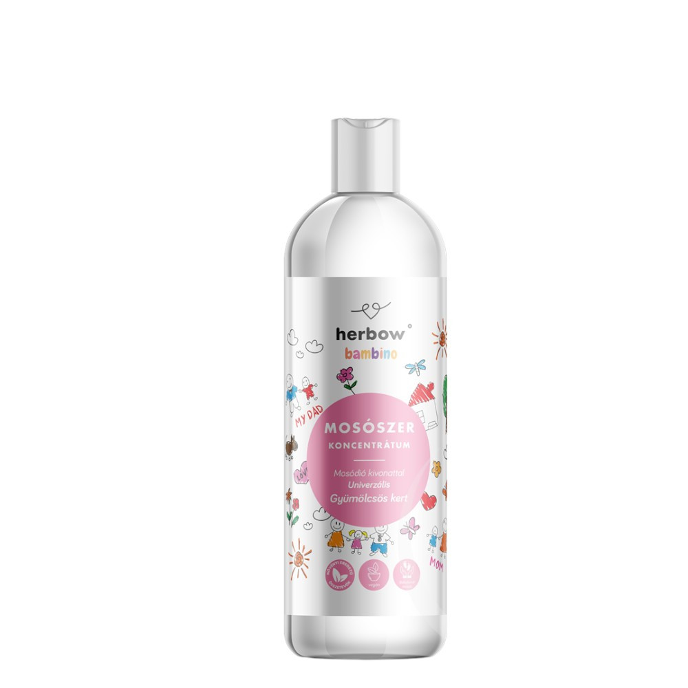 Herbow Bambino liquid detergent concentrate universal fruit garden 1000 ml