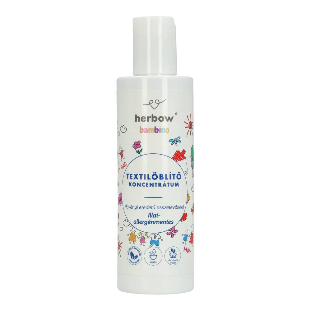 Herbow Bambino fabric softener concentrate, fragrance and allergen-free, 200 ml