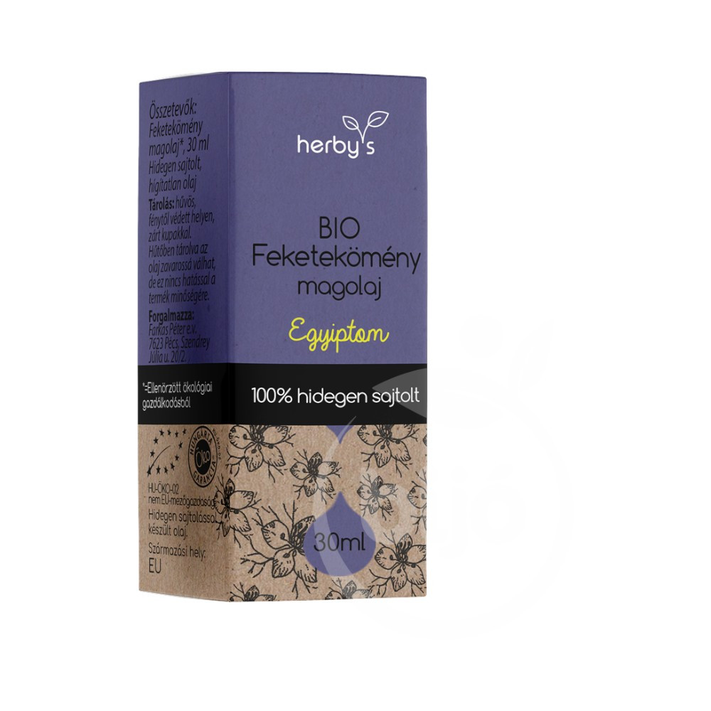 Herbys Bio Schwarzkümmelöl kaltgepresst 30 ml