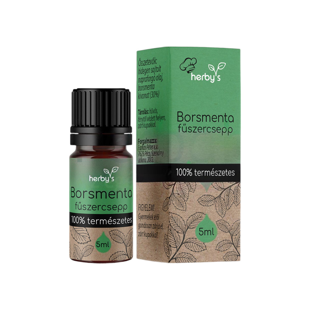 Herbys borsmenta fűszercsepp 5 ml