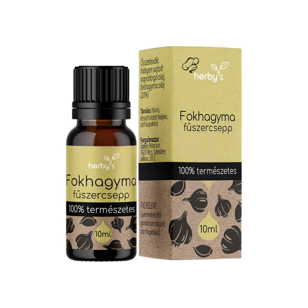Herbys fokhagyma fűszercsepp 10 ml