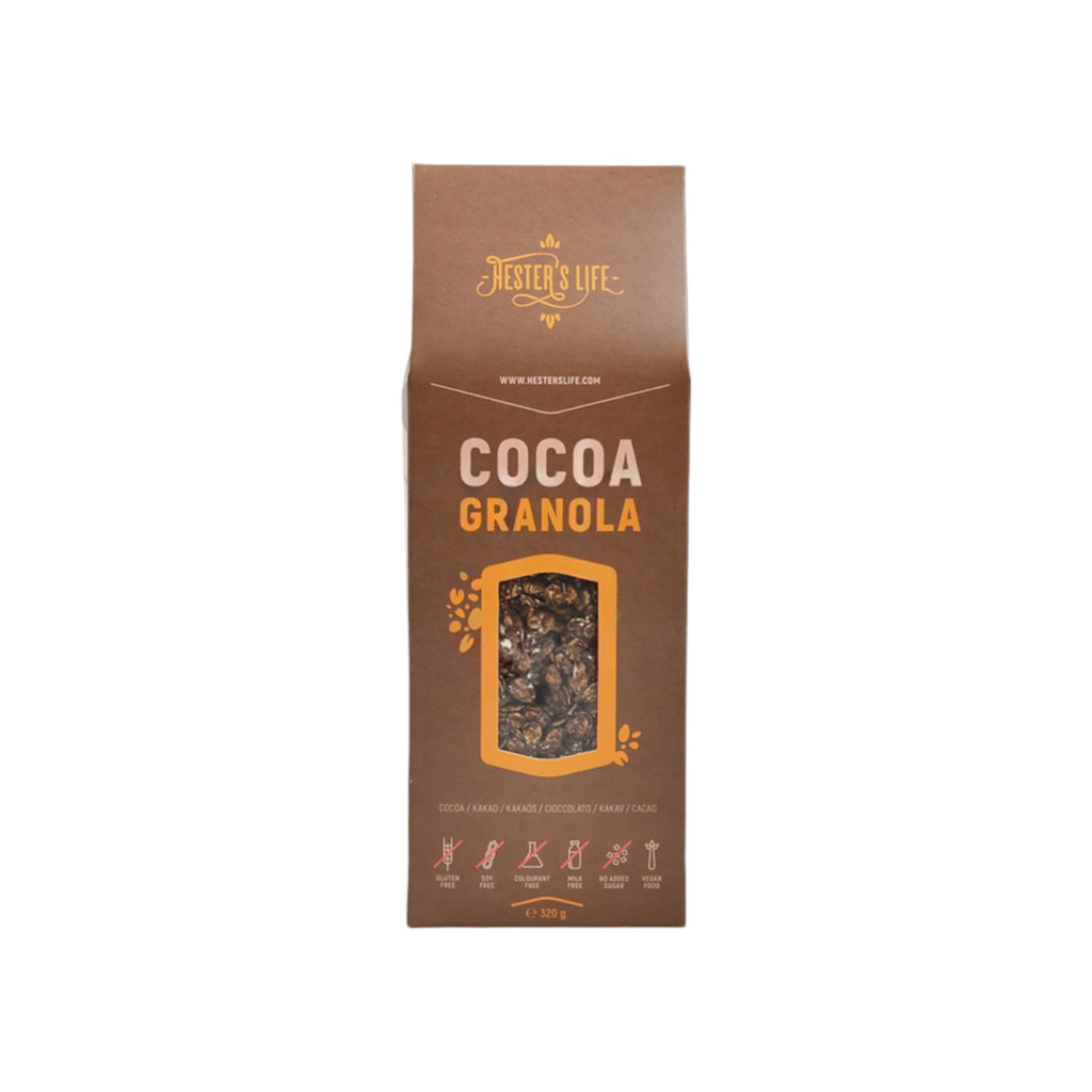 Hesters life cocoa granola kakaós granola 320 g