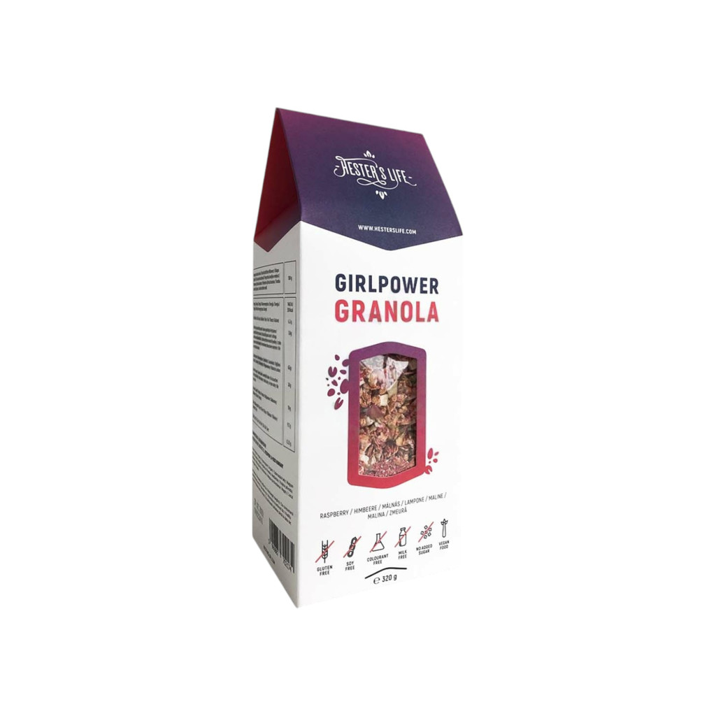 Hesters Leben Girlpower Himbeer-Granola 320 g
