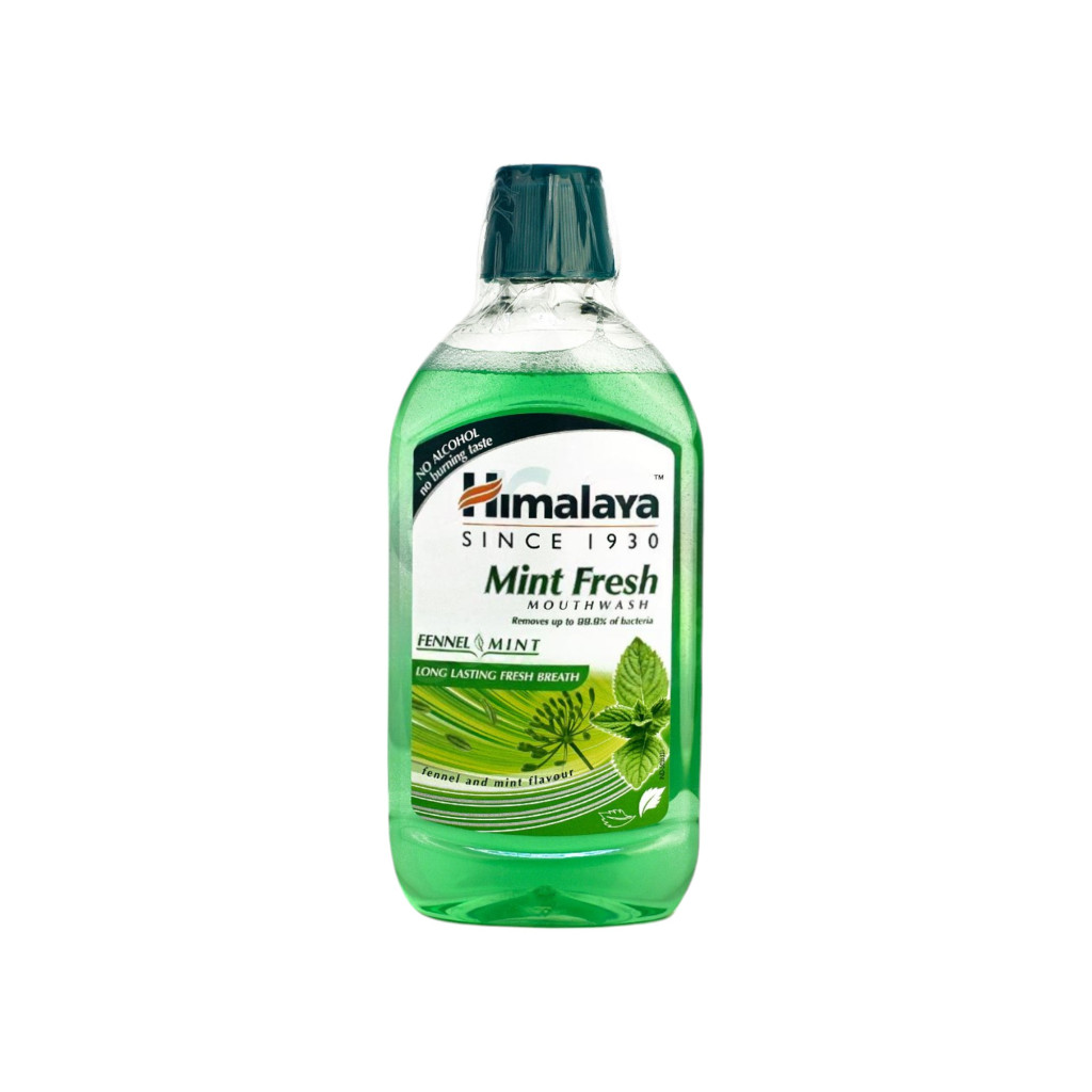 Osviežujúca ústna voda Himalaya Mint Fresh s bylinkami 450 ml