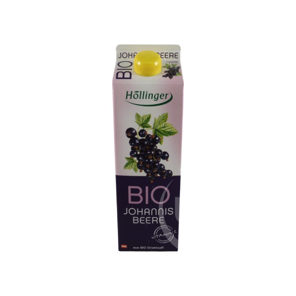 Höllinger organic blackcurrant juice 1000ml
