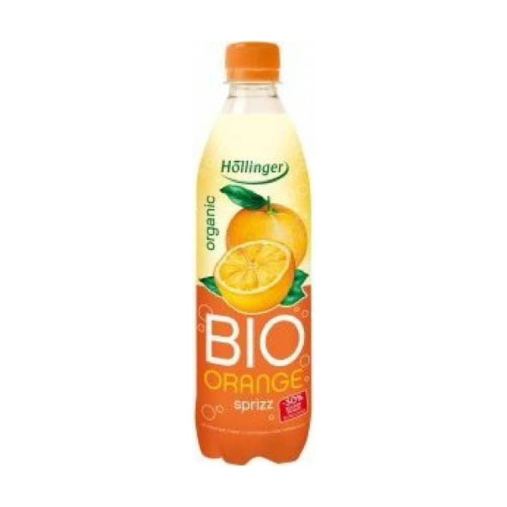 Bio ovocný šumivý nápoj Höllinger s pomarančom 500 ml