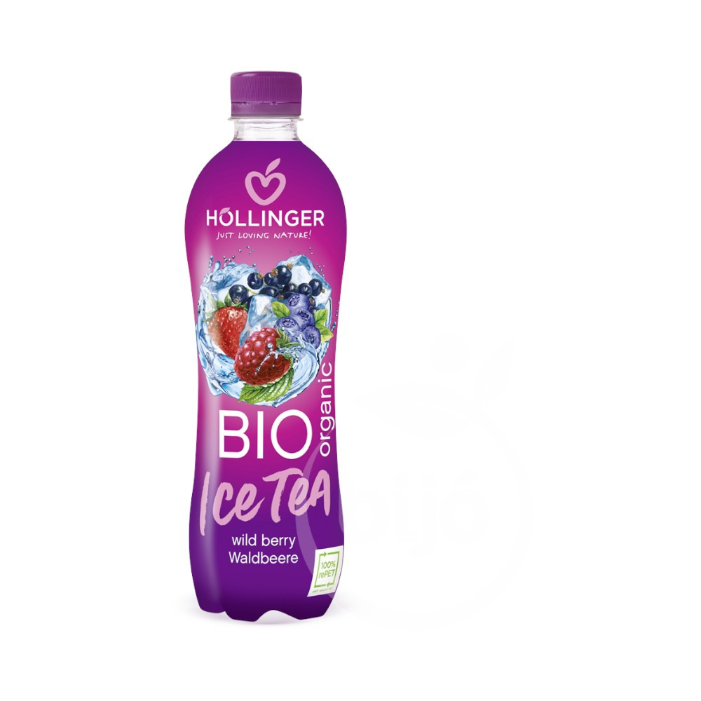 Höllinger bio ice tea erdei gyümölcsös 500 ml
