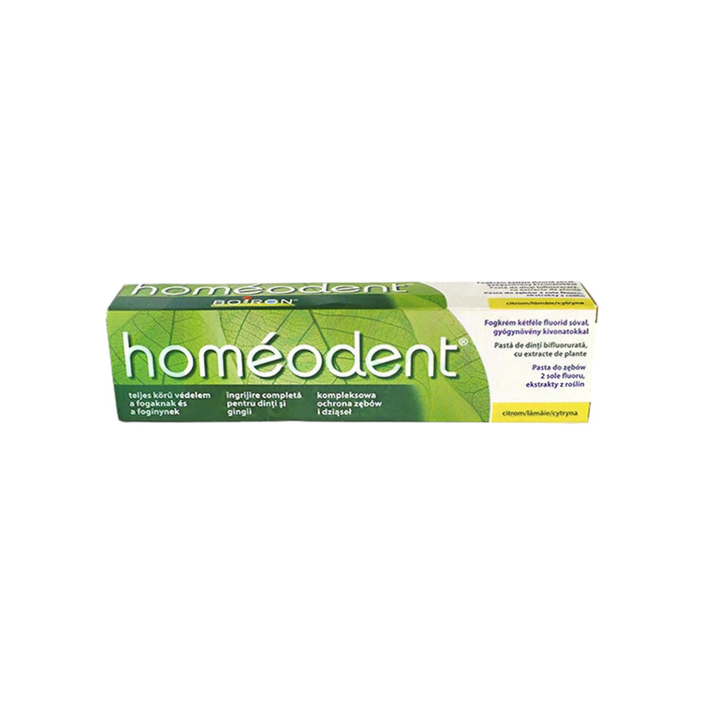 HOMEODENT 2 TOOTHPASTE LEMON FLAVOUR 75 ml