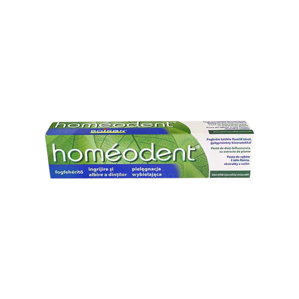 Homeodent whitening toothpaste with chlorophyll 75 ml