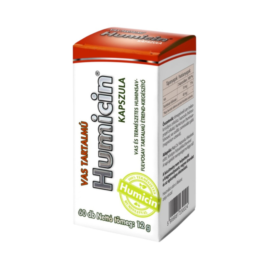 Humicin capsule with iron content, 60 pcs