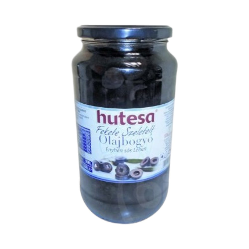 Hutesa czarne pokrojone oliwki 935 ml