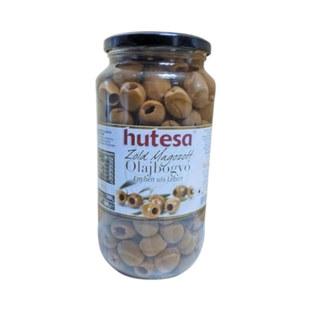 Hutesa Green Pitted Olives 935 ml