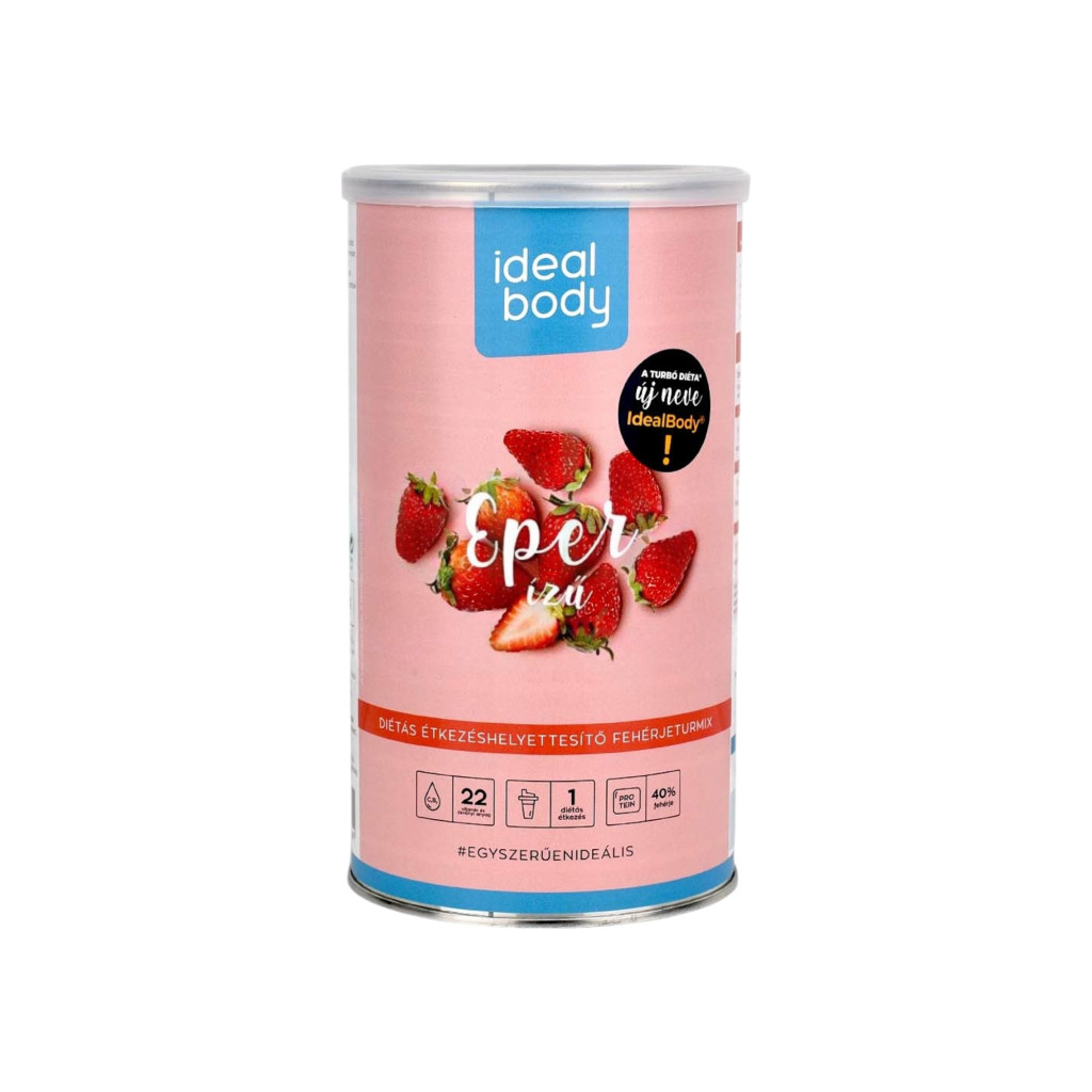 Idealbody fogyókúrás italpor eper 525 g