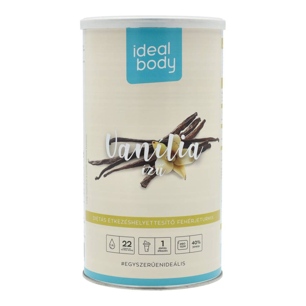 Idealbody Turbo Dieta pudră pentru băutură de slăbit, vanilie, 525 g