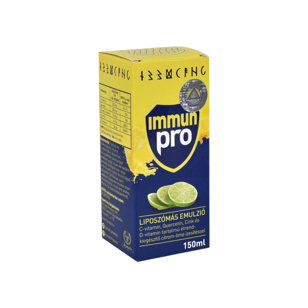 ImmunPro liposomální emulze doplněk stravy s příchutí citron-limu 150 ml