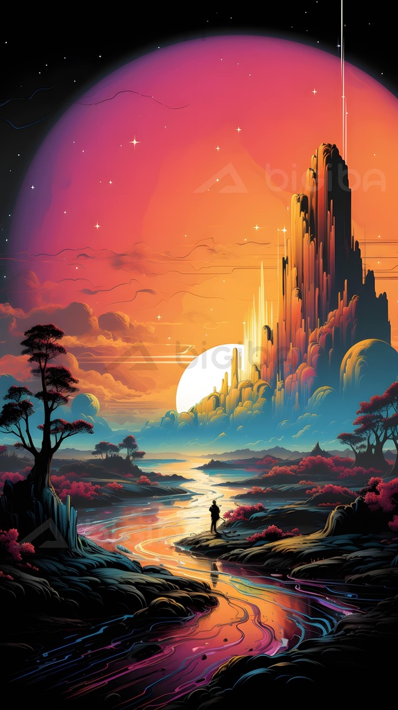 Paysages de rêves célestes
