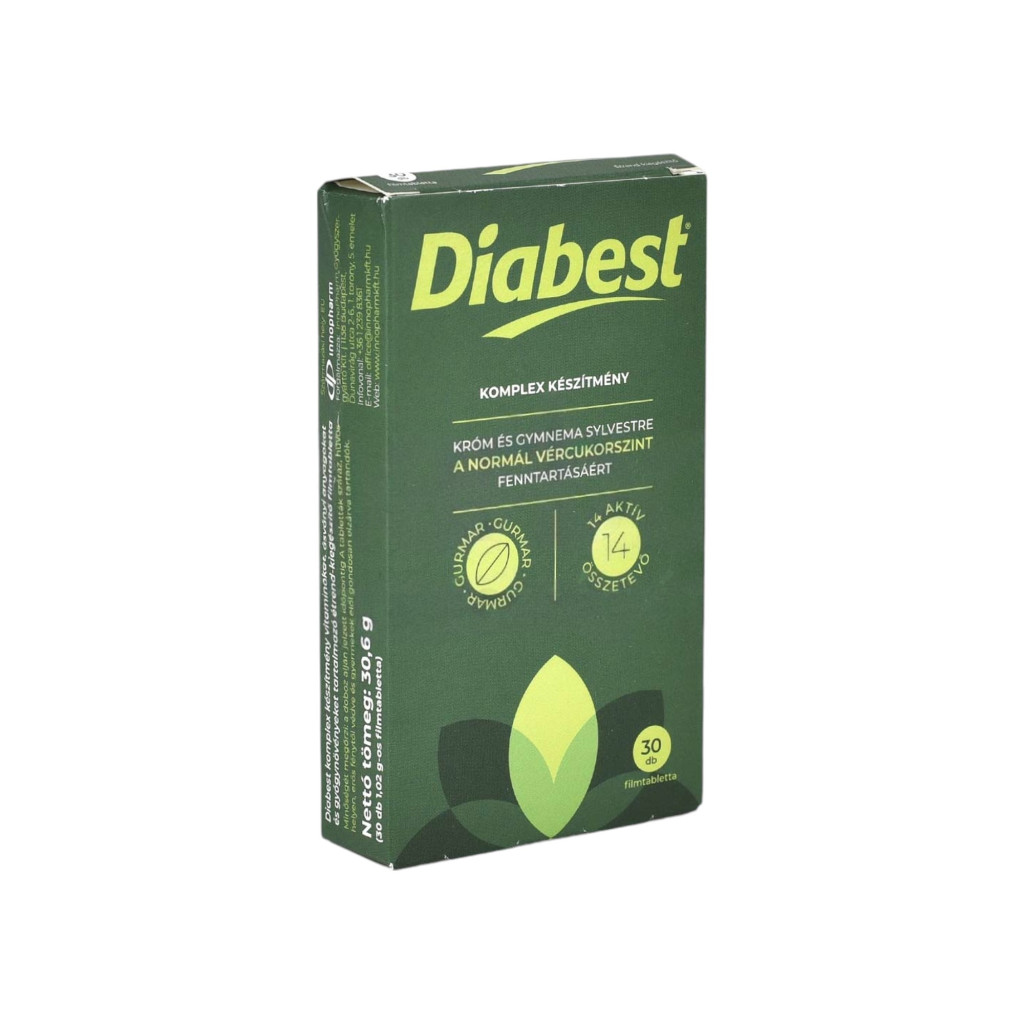 Dietary supplement in the form of Innopharm Diabest Complex film tablets, 30 pieces