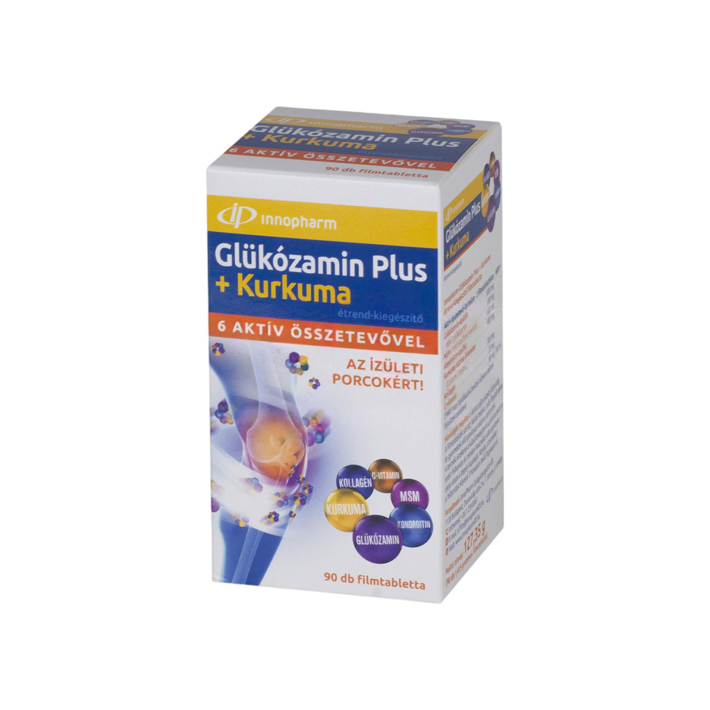 Innopharm glükózamin plus+kurkuma filmtabletta 90 db