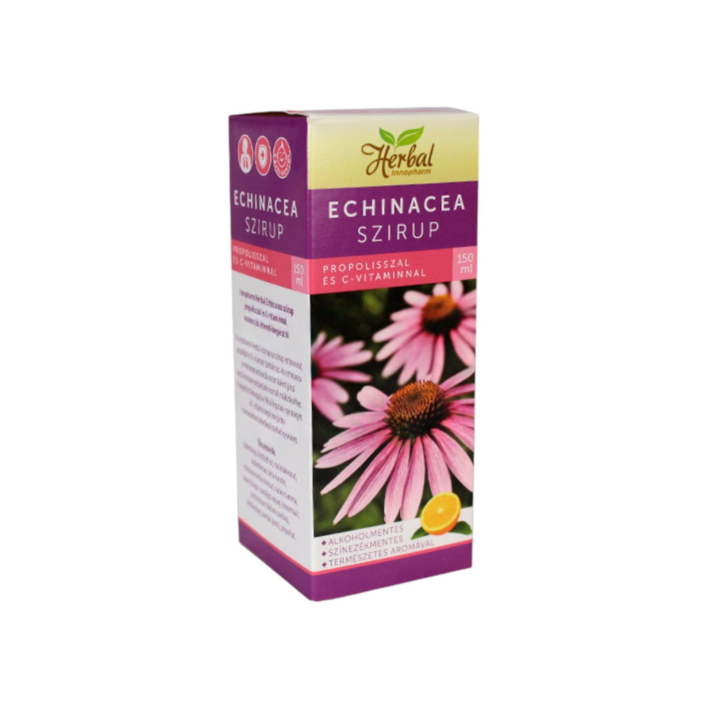 Syrop INNOPHARM HERBAL ECHINACEA z PROPOLISEM i WITAMINĄ C 150 ml