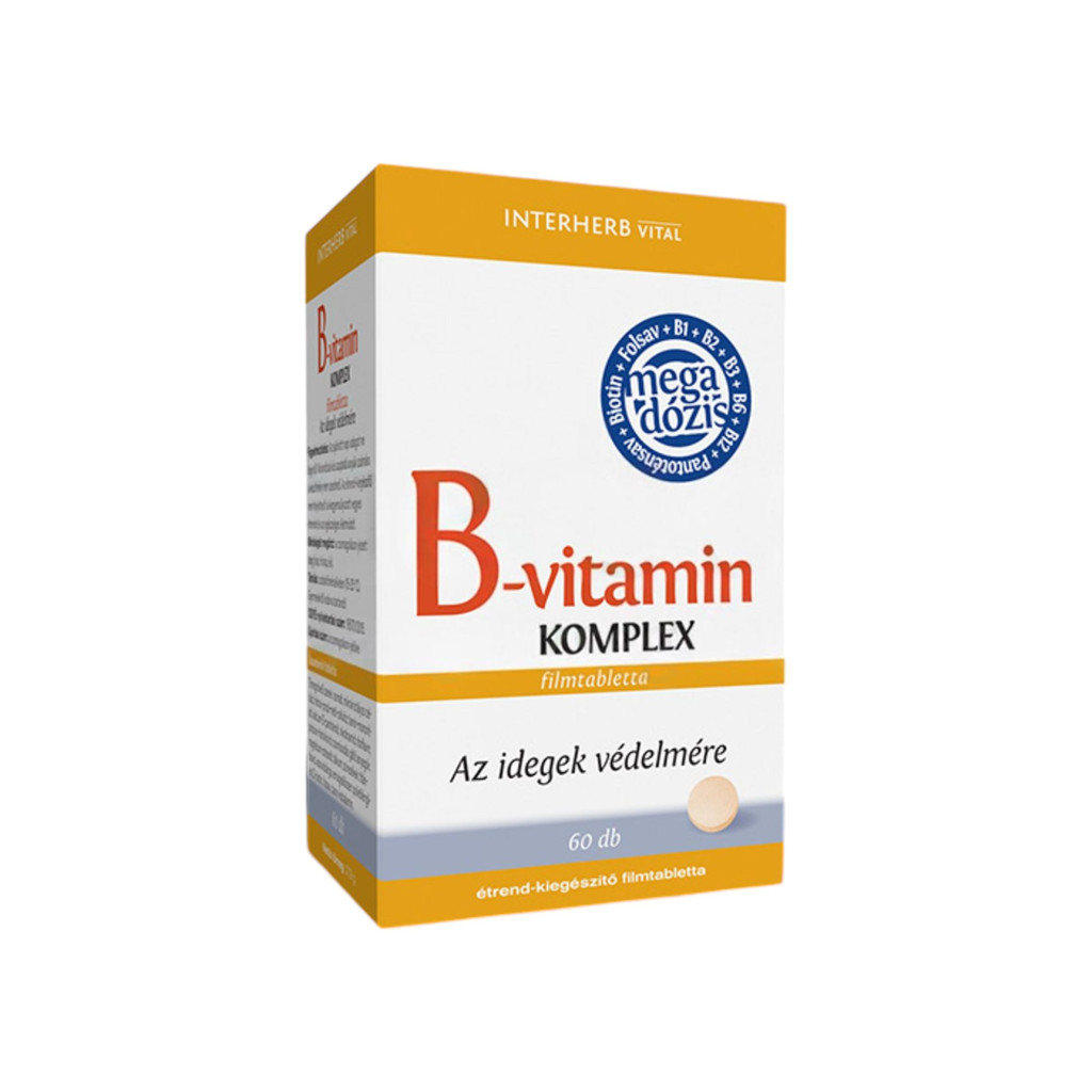 INTERHERB B-VITAMIN KOMPLEX TABLETTA 60 db