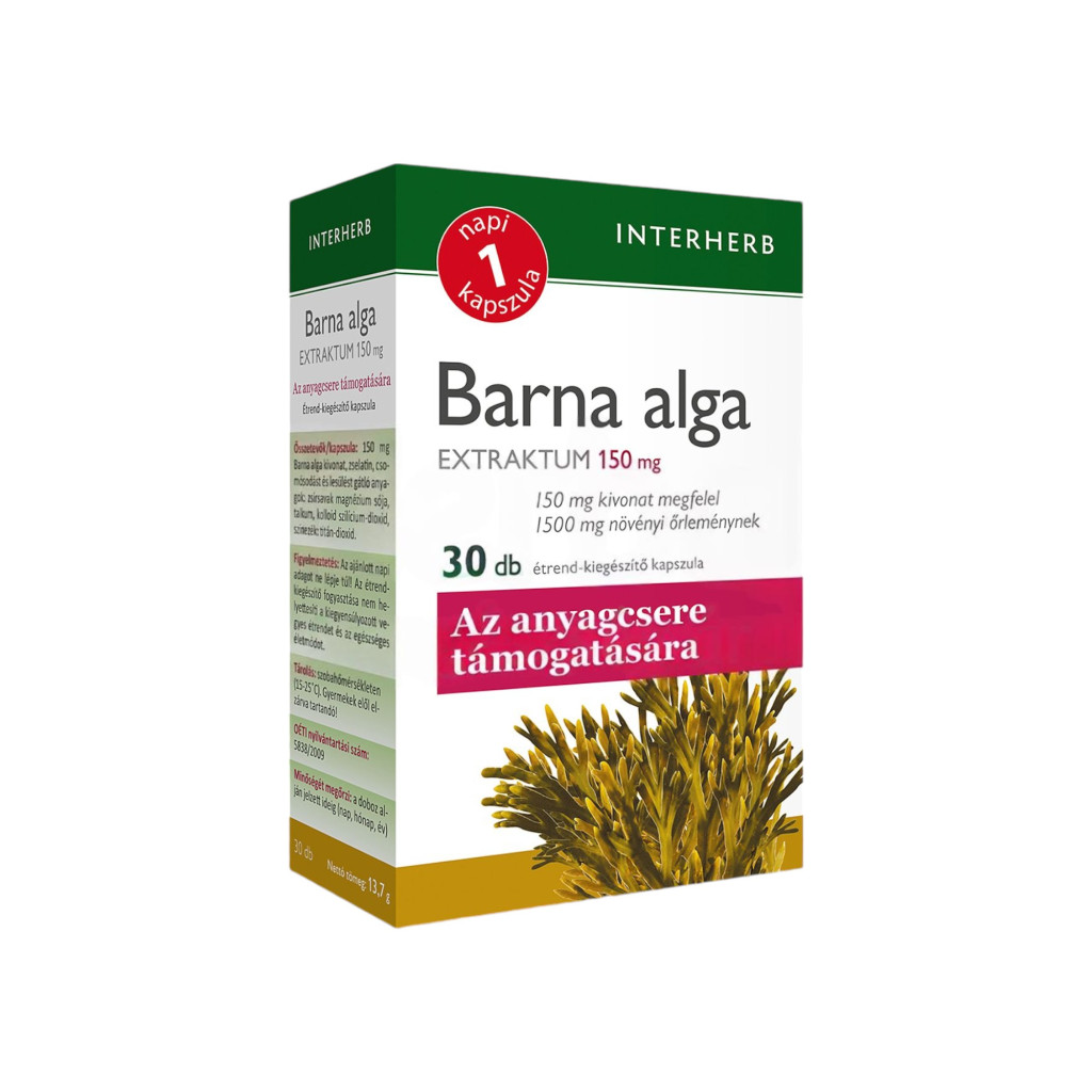 INTERHERB DAILY 1 BROWN ALGAE EXTRACT CAPSULE 30 pcs