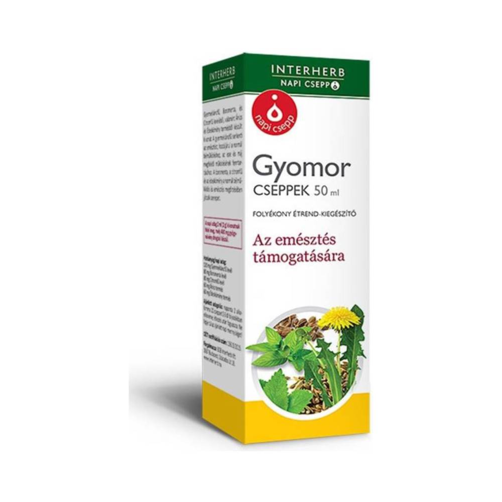 INTERHERB DAILY DROPS STOMACH DROPS 50 ml