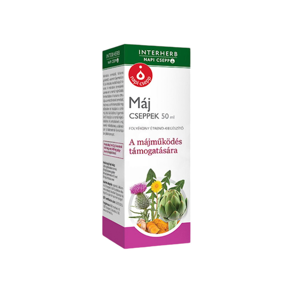 PICĂTURI ZILNICE DE CEAI INTERHERB PENTRU FICAT, 50 ml