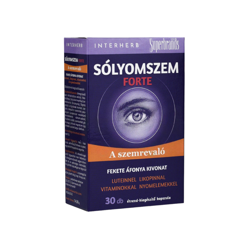INTERHERB SÓLYOMSZEM FORTE KAPSZULA 30DB
