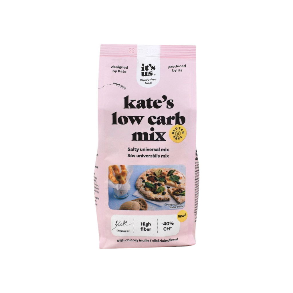 Este vorba de făină universală sărată și cu conținut scăzut de carbohidrați Kate's de 500 g
