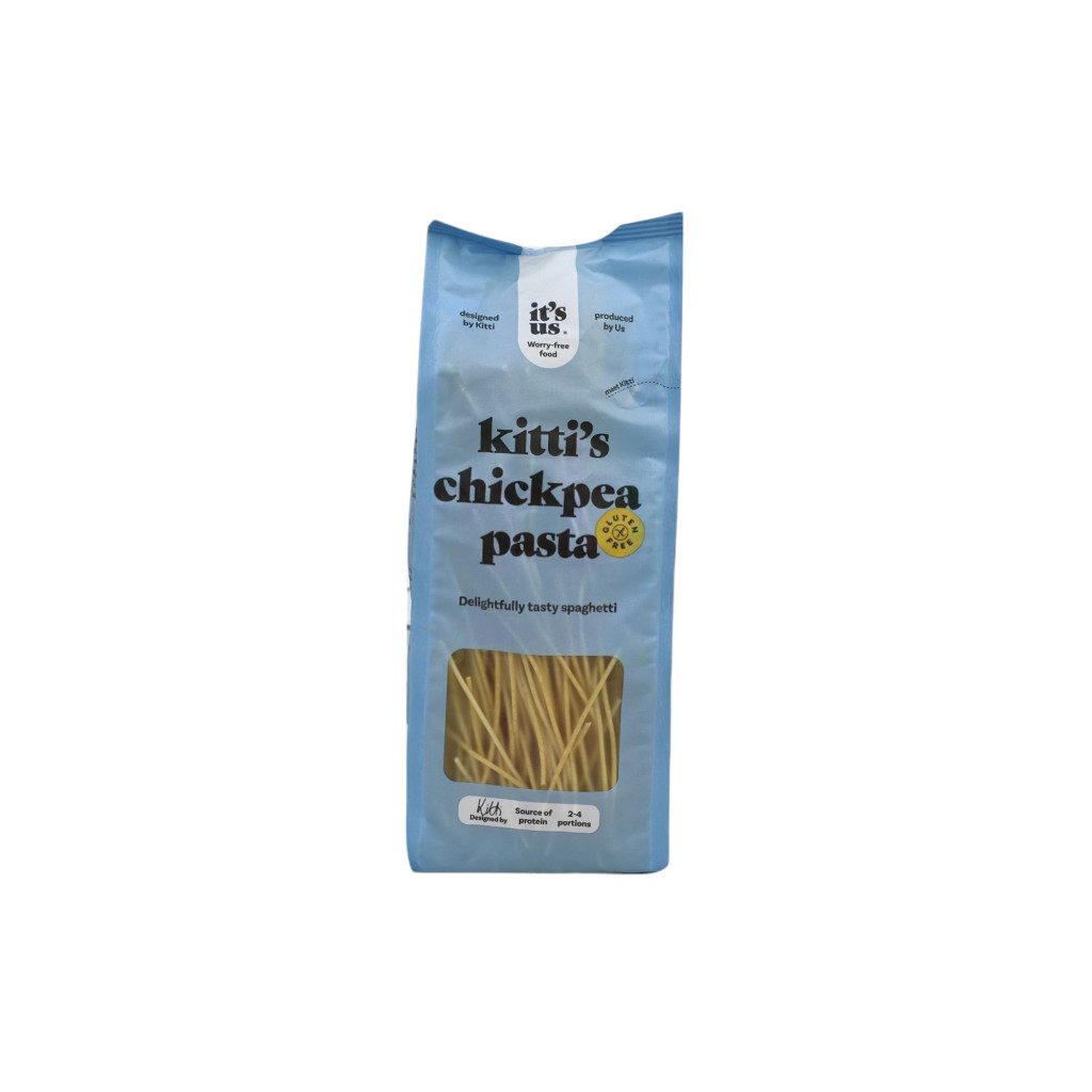 Es handelt sich um Kichererbsen-Spaghetti mit Cashewnüssen, Bigiba, 200 g