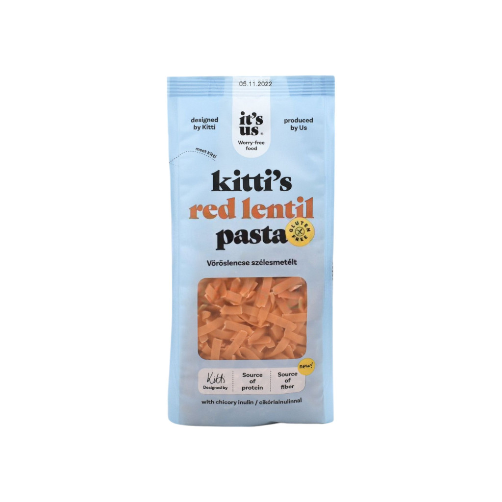 Paste uscat din linte roșie Kittis, 200 g