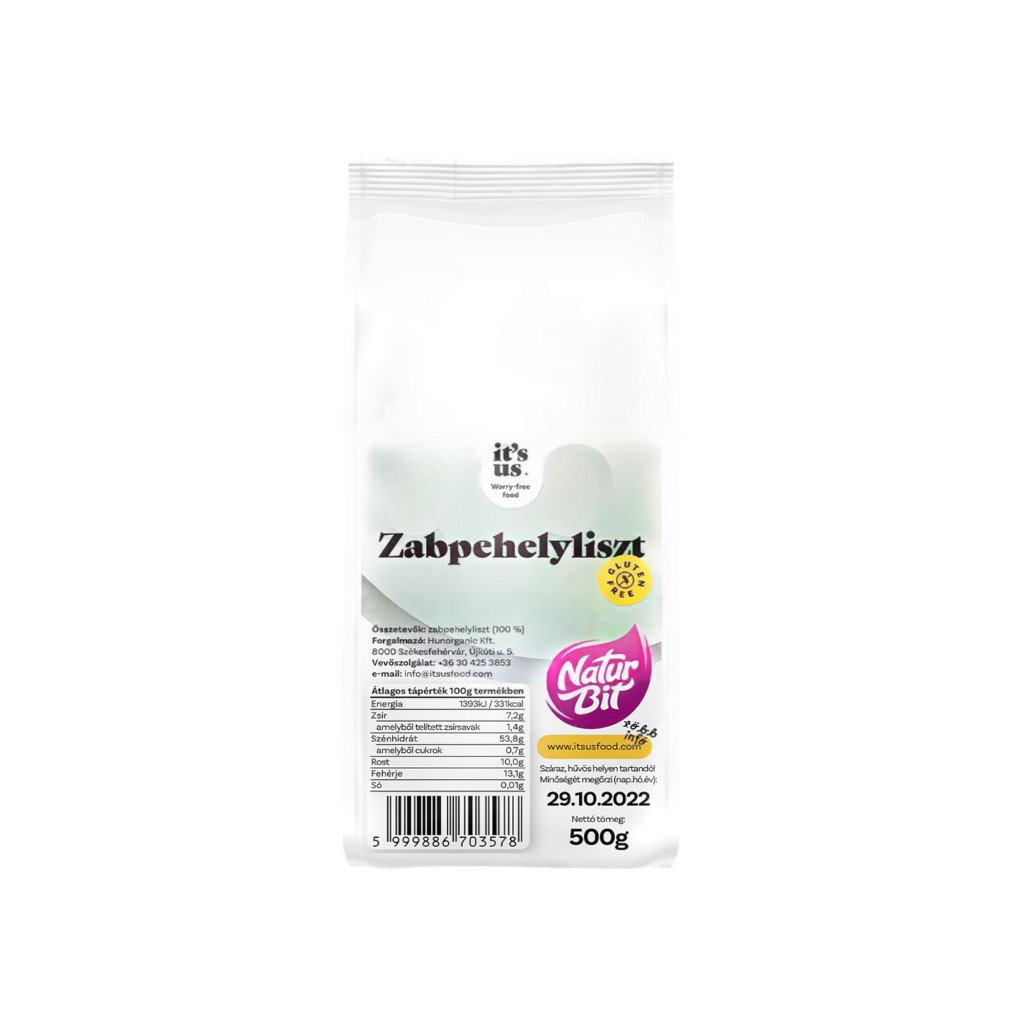 Es ist Naturbit Hafermehl glutenfrei 500 g