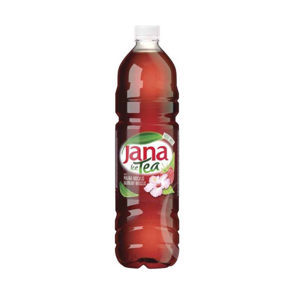 Ceai rece de zmeură și hibiscus Jana, 1500 ml