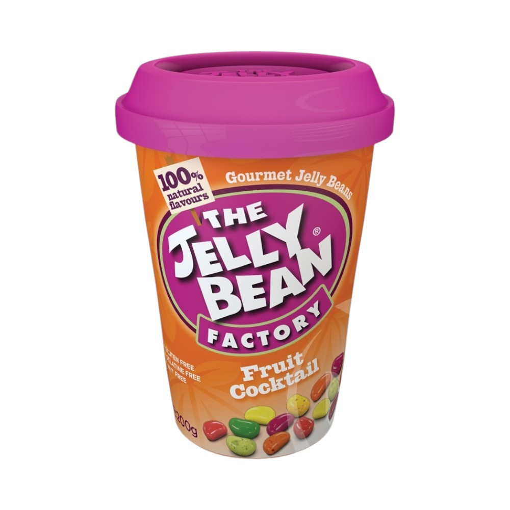 Jelly Bean kávéspohár gyümölcskoktél cukorkák 200 g