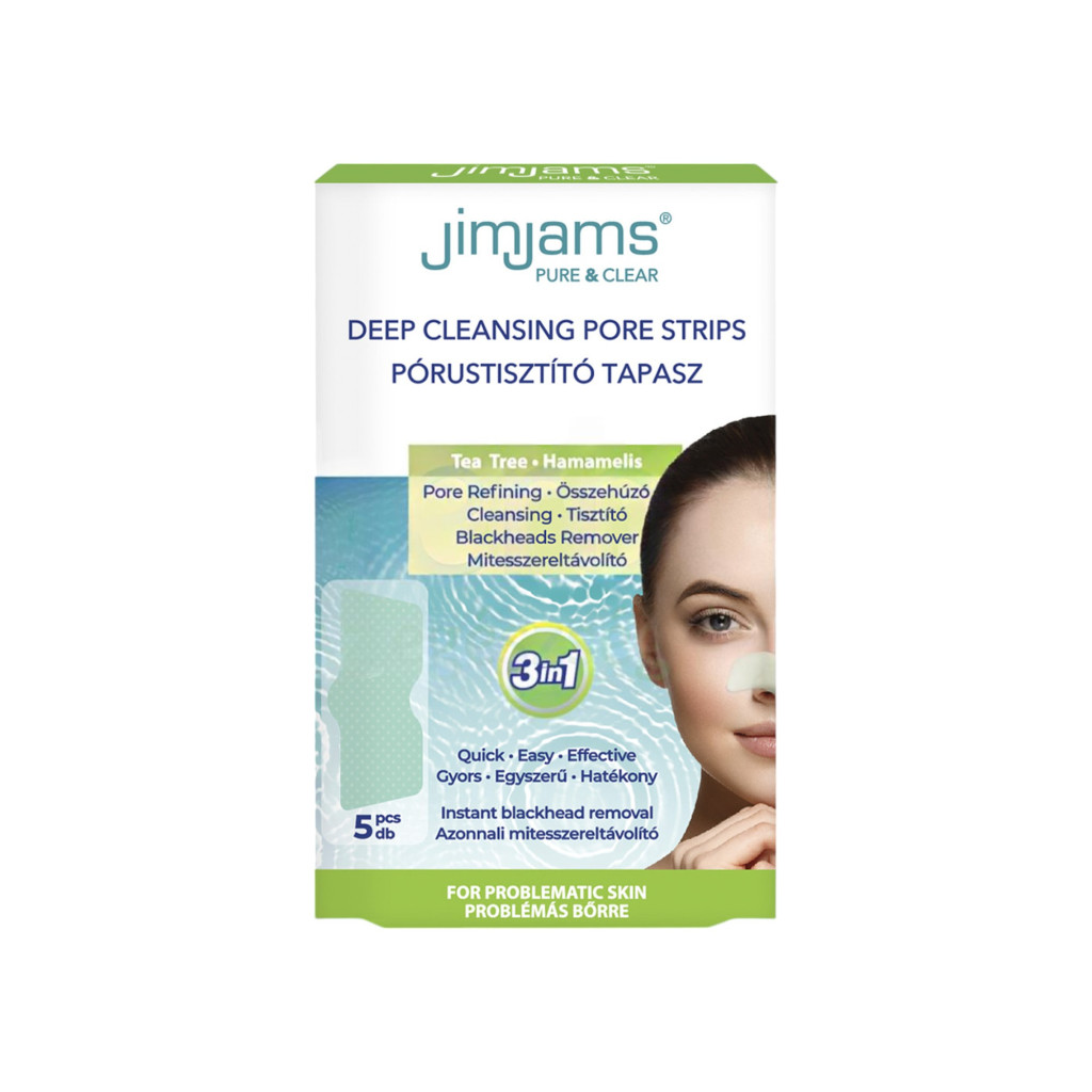 Jimjams pure &amp; clear pórustisztító tapasz 5 db