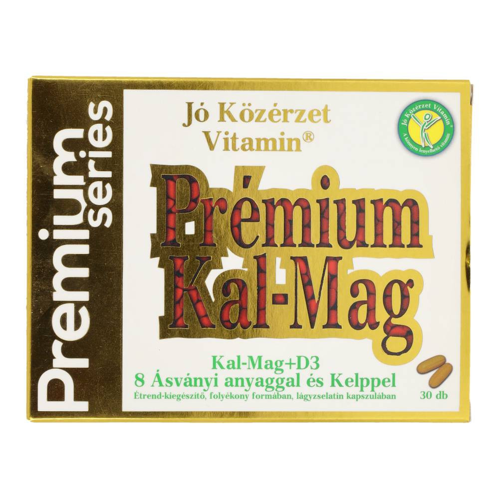 Jó Közérzet prémium kal+mag+d3 vitamin+8 ásvány+kelp kapszula 30 db
