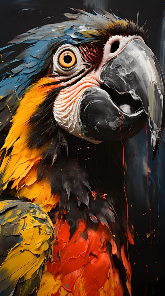 Vibrant Avian Majesty