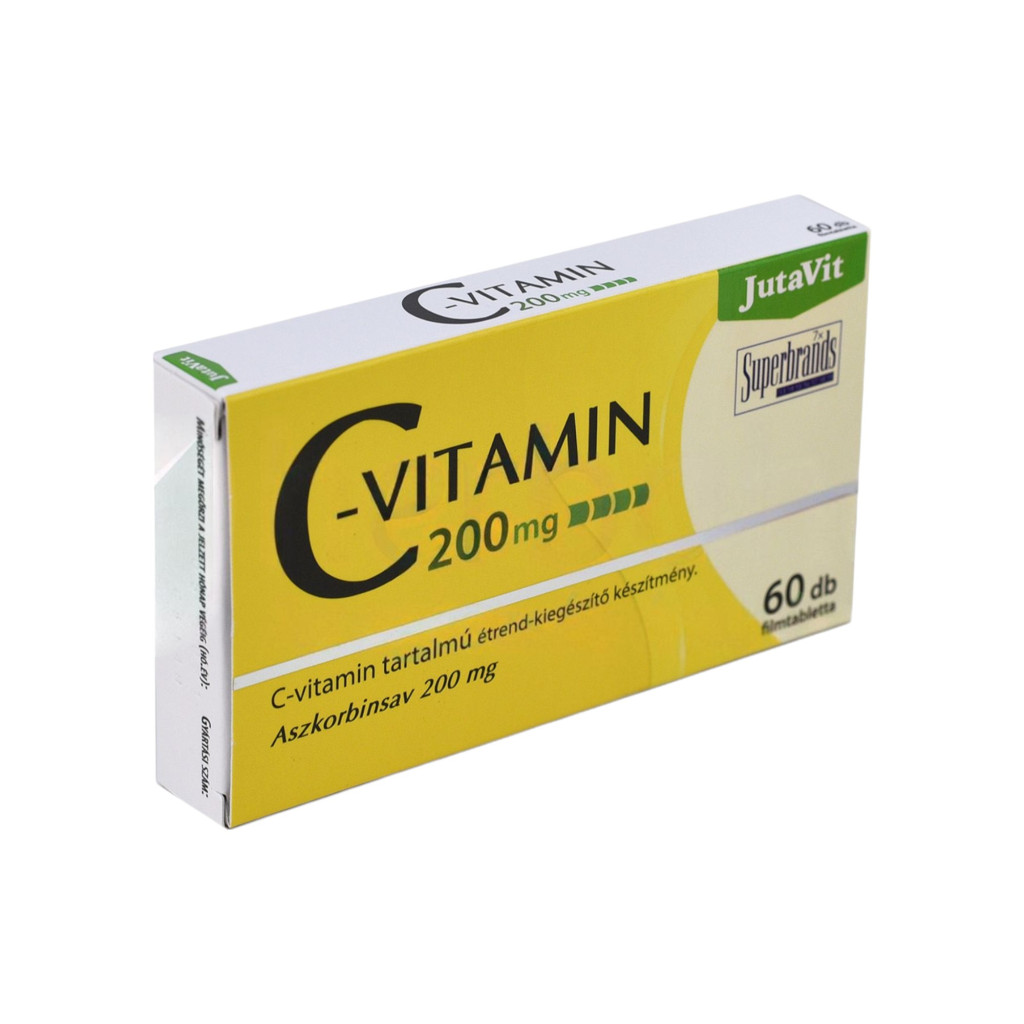 Jutavit Vitamin C 200 mg Tablet 60 pcs