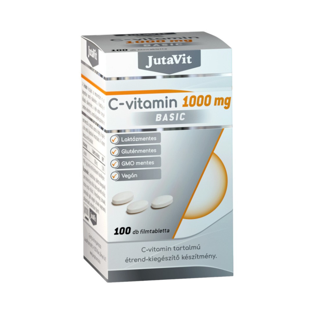Jutavit C-Vitamín 1000 mg Základné Filmom Obalené Tablety 100 ks